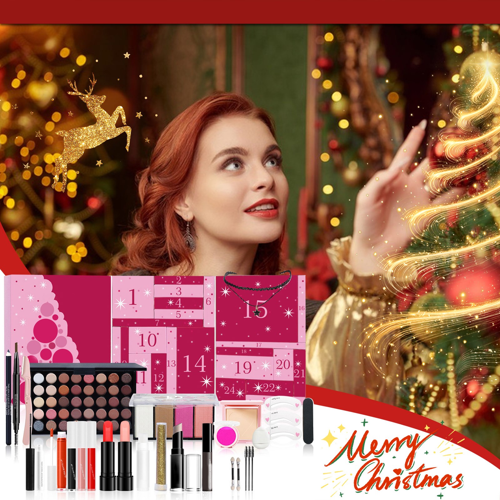 Beauty Makeup School - Calendrier de l'Avent de Maquillage pour