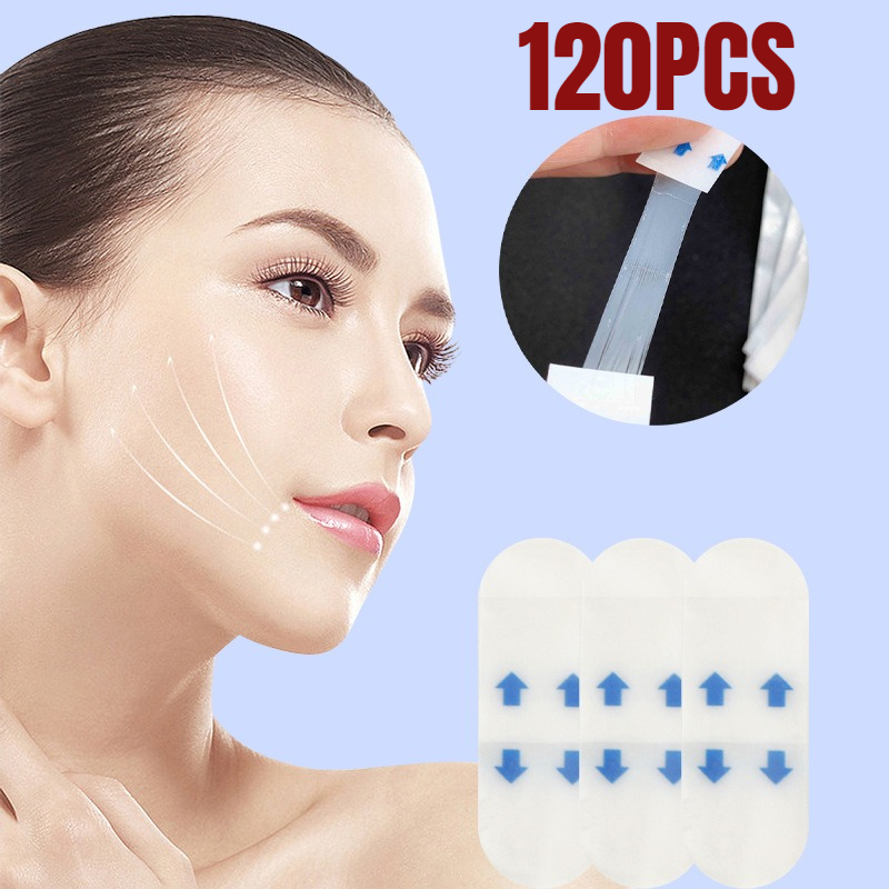 Makeup Beauty Ro - 120/80/40 feuilles V ascenseur visage autocollant