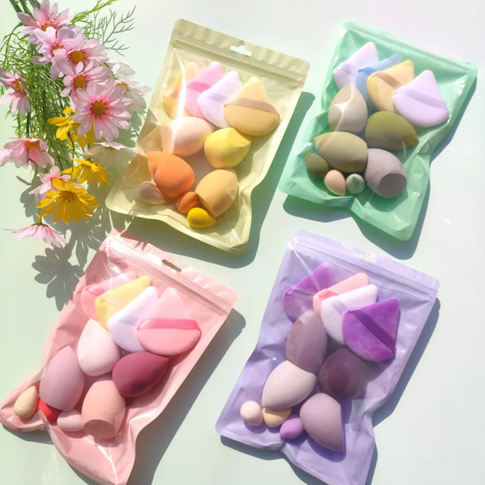 Beauty Makeup Egg - 11/12 pièces cosmétique bouffée maquillage éponge