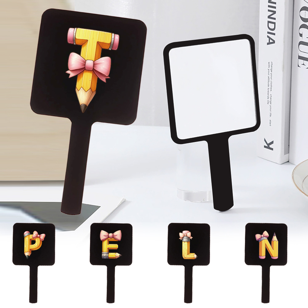 Beauty Makeup Names - Miroir de maquillage carré étanche, outils