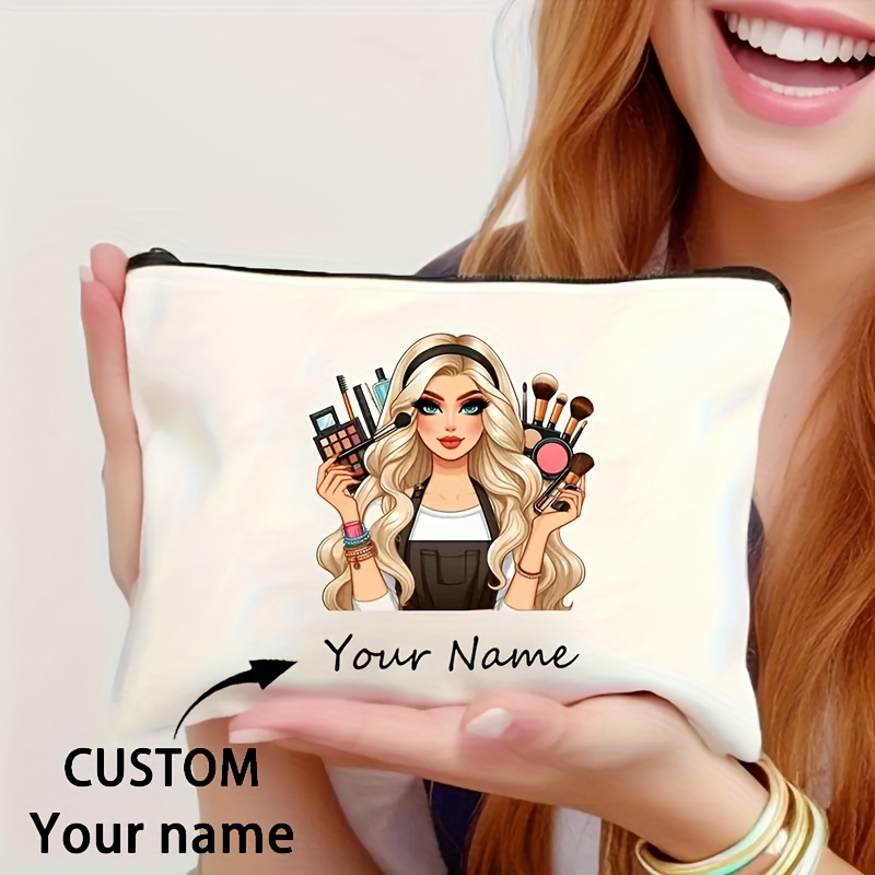 Beauty Makeup Names - 1-3 sacs de maquillage personnalisés avec