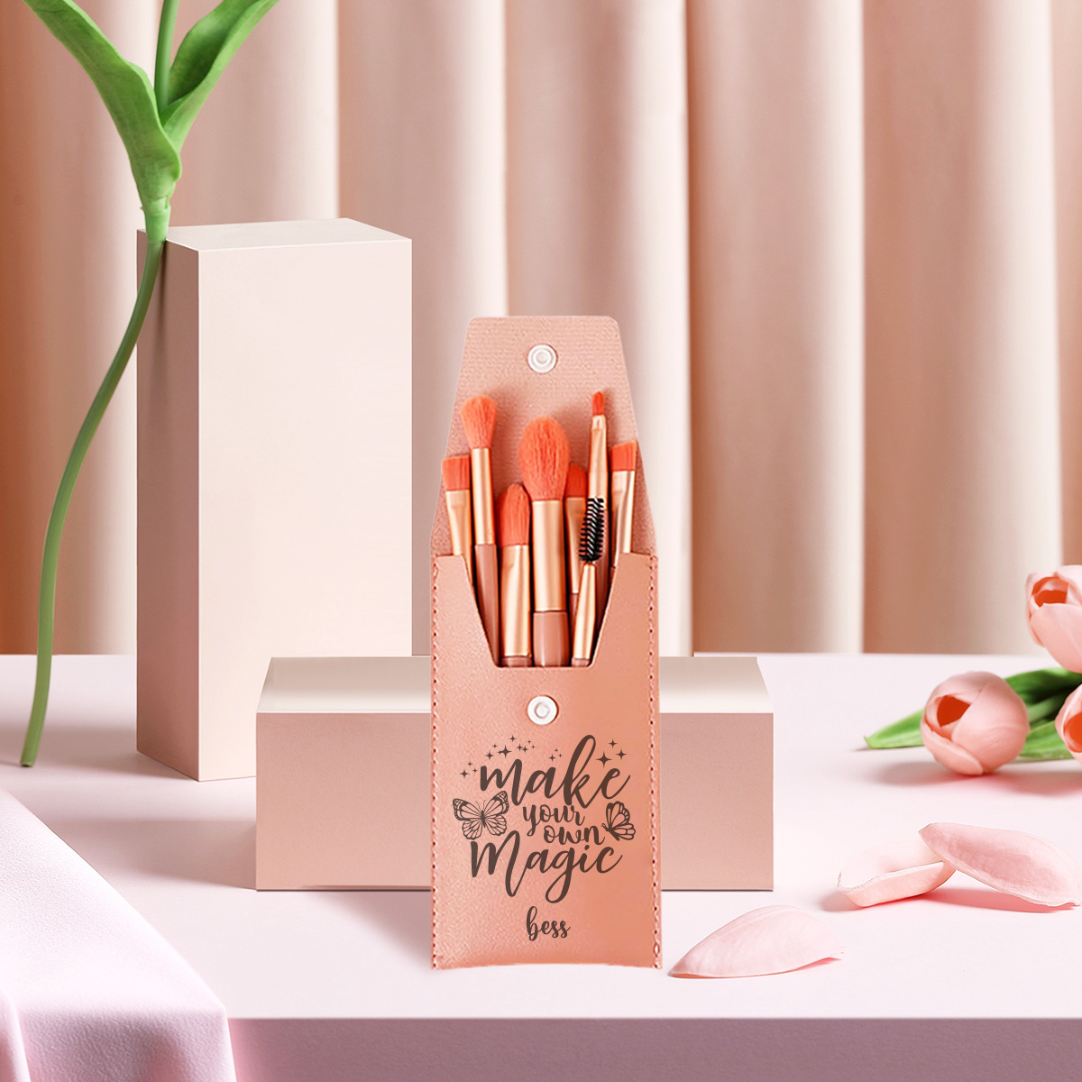 Beauty Makeup Names - 1 pinceau à maquillage personnalisé avec