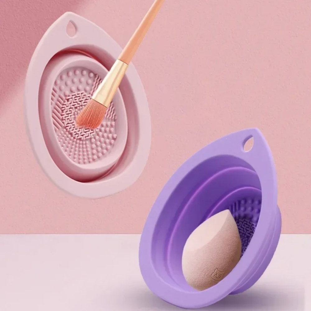 Beauty Makeup Wholesale - Bol de nettoyage pliable en silicone