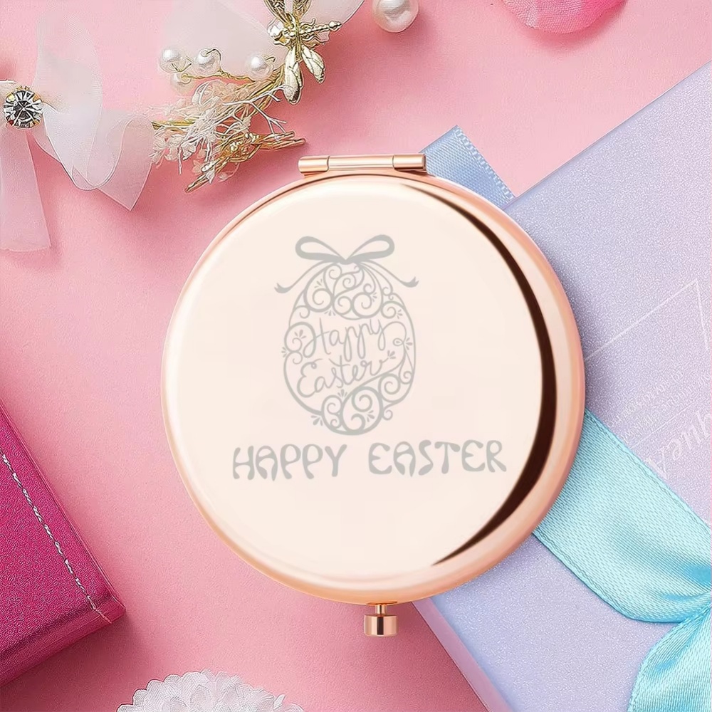 Beauty Makeup Names - Miroir de maquillage pliable rond personnalisé