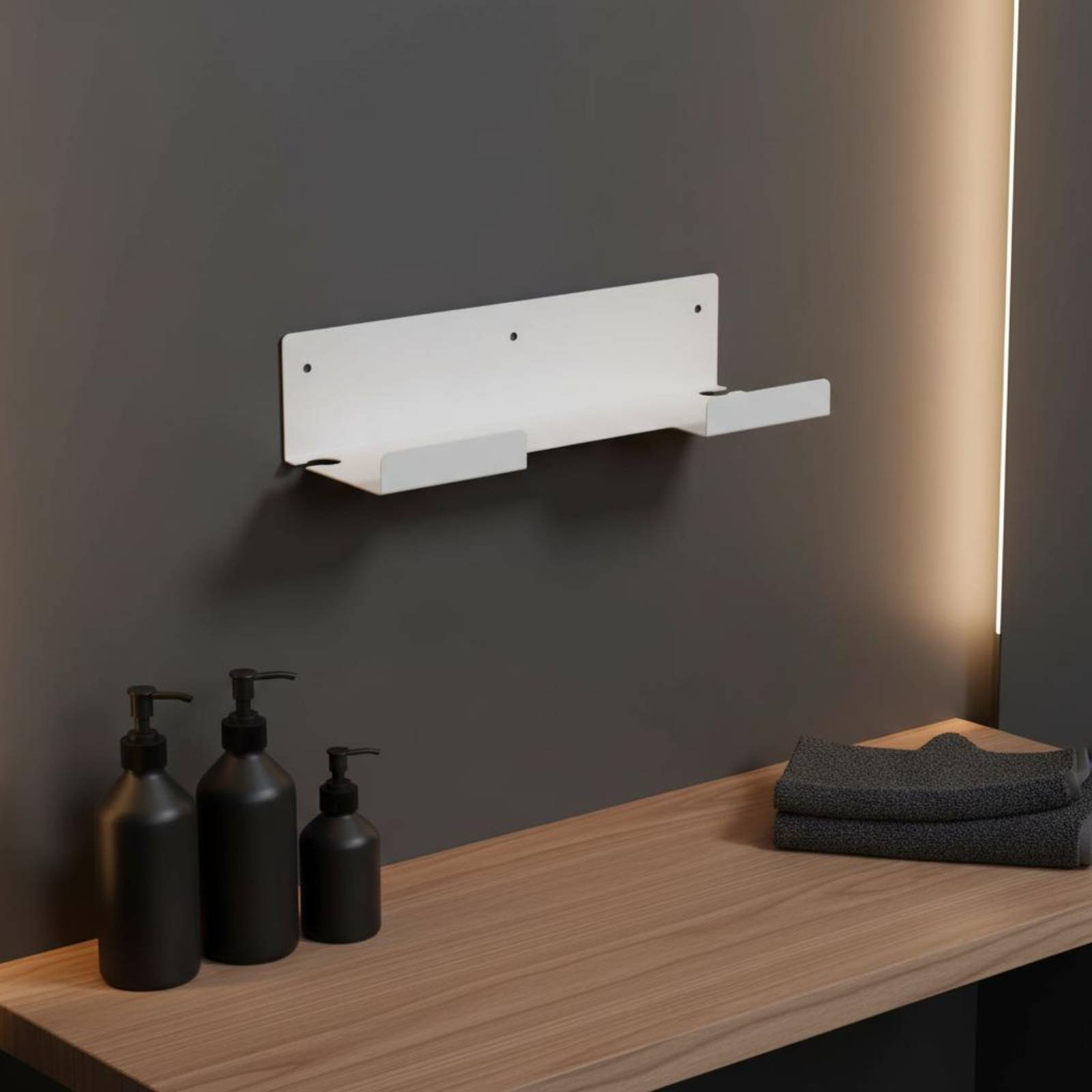 Hair Straightener - Support mural pour lisseur et fer
