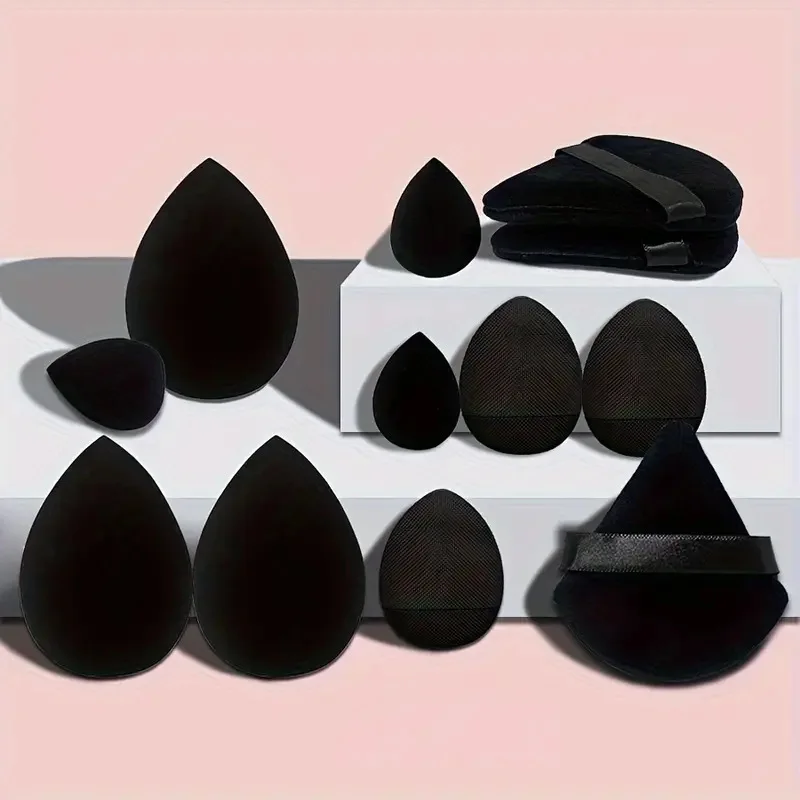 Beauty Makeup Egg - Ensemble d'éponges à maquillage tout usage,