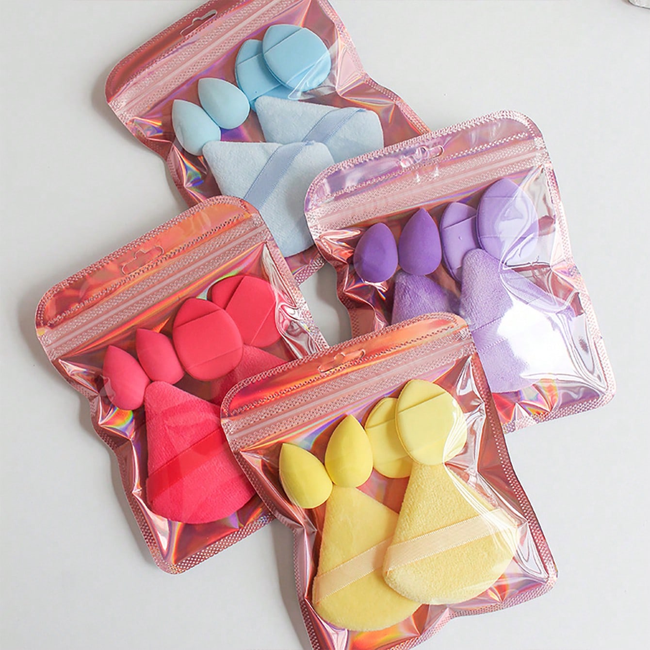 Lot de 6 Houppettes à Poudre T - Beauty Makeup Egg avis et prix
