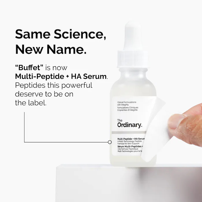 Sérum multi-peptidique + HA 30 - The Ordinary Serum Hyaluronic Acid avis et prix