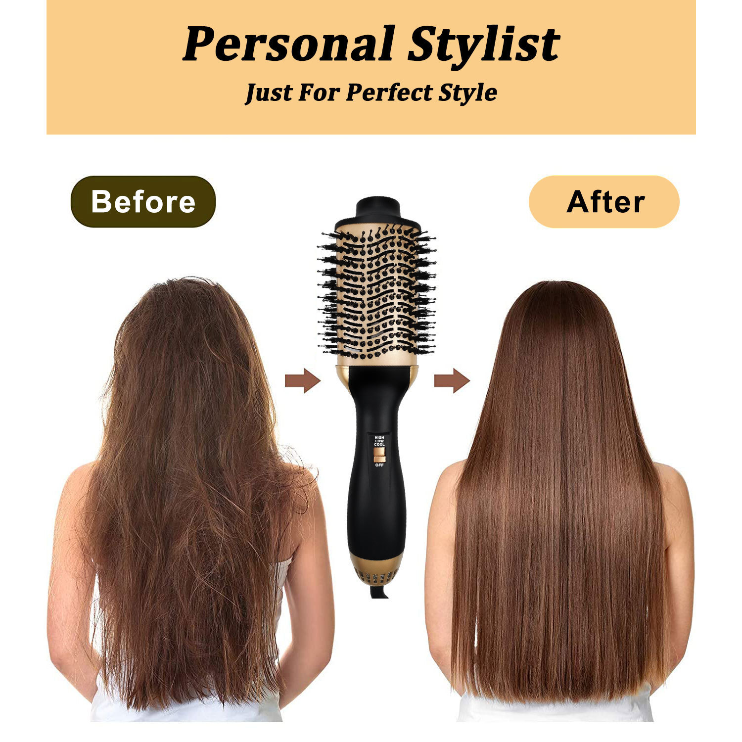 Brosse soufflante à air chaud  - Hair Straightener avis et prix