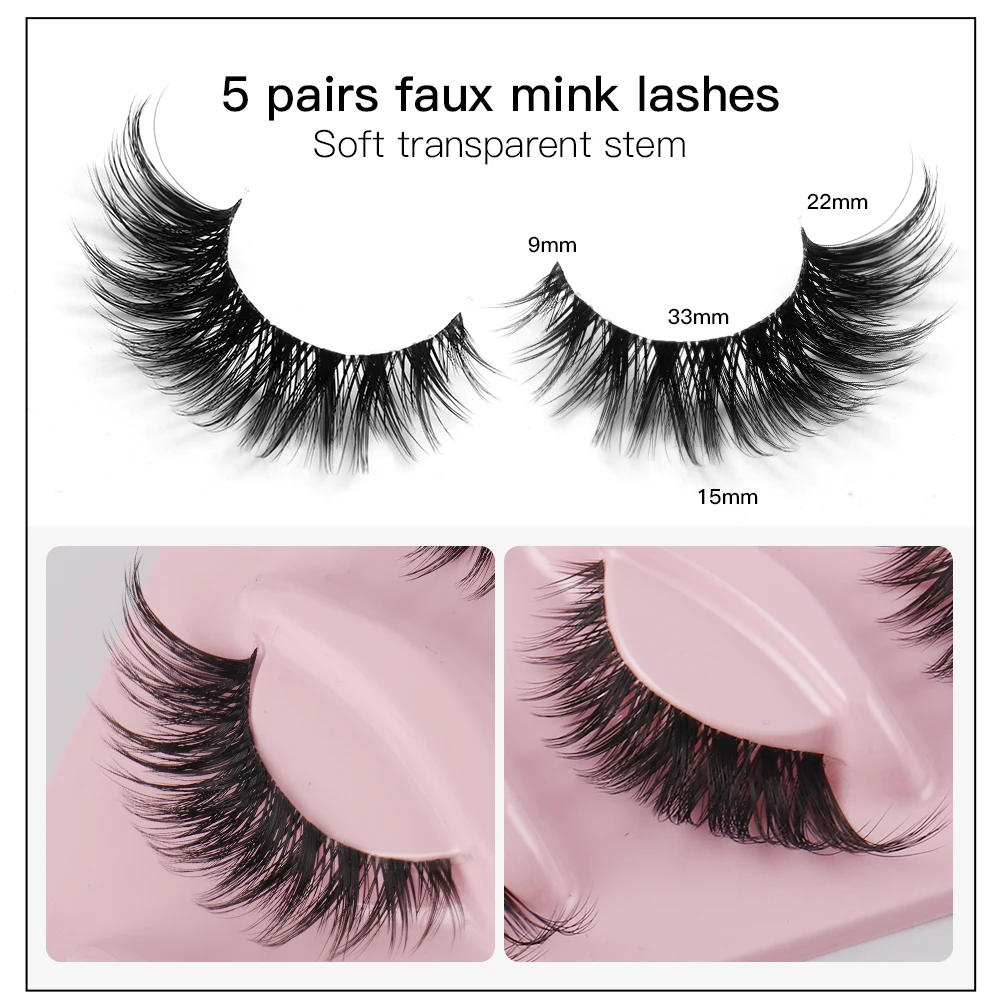 Cils artificiels 3D naturels e - Beauty Makeup Look avis et prix
