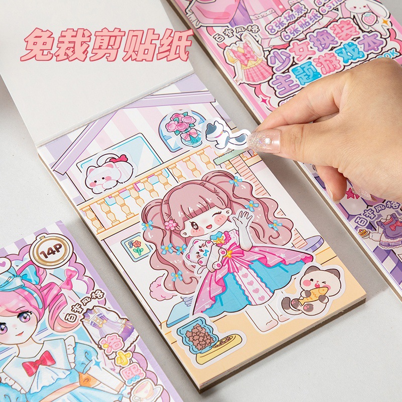 Livre d'autocollants de jeu de - Beauty Makeup Games avis et prix