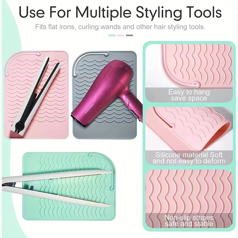 Tapis en silicone résistant à  - Hair Straightener avis et prix