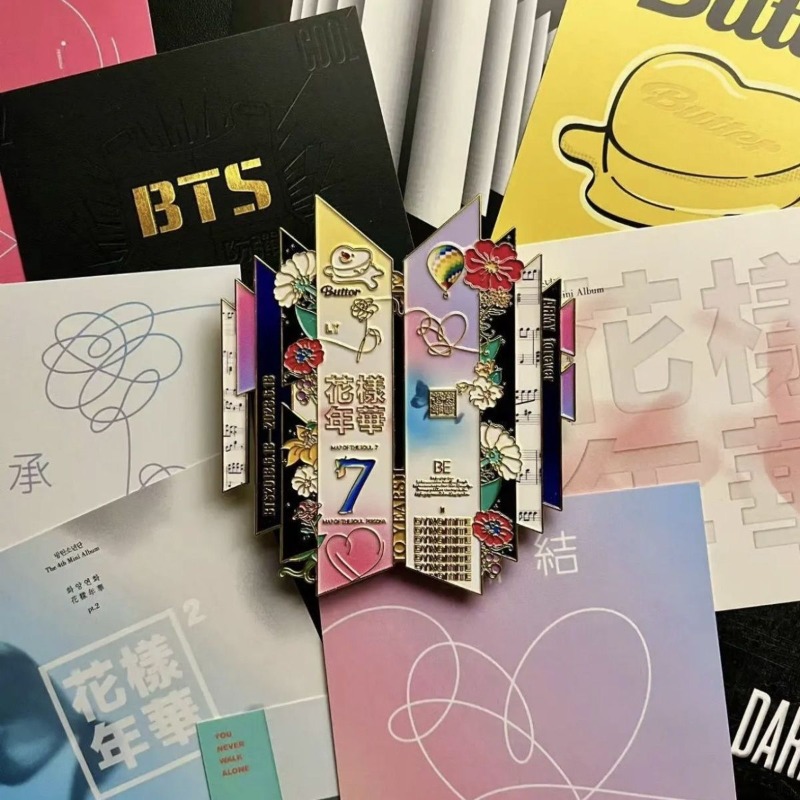 Badge métallique BT21 10ème an - Beauty Makeup Wholesale avis et prix