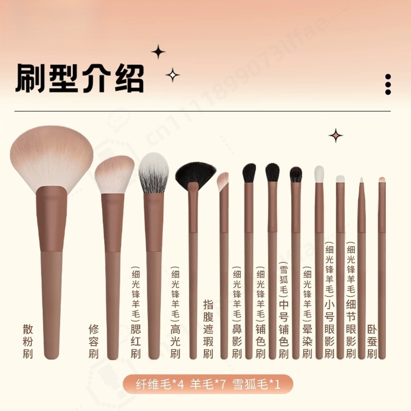 Ensemble de pinceaux de maquil - Beauty Makeup School avis et prix