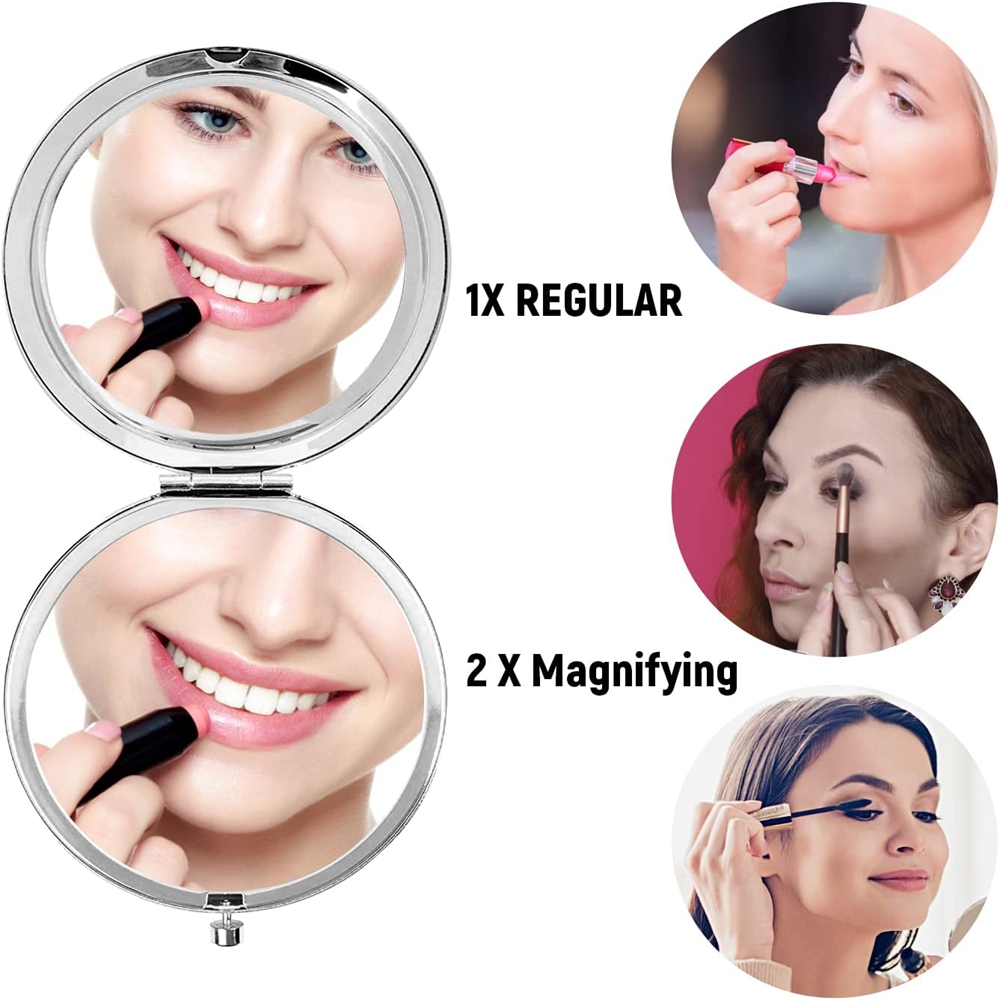 1PC Miroir de maquillage doré  - Beauty Makeup Names avis et prix