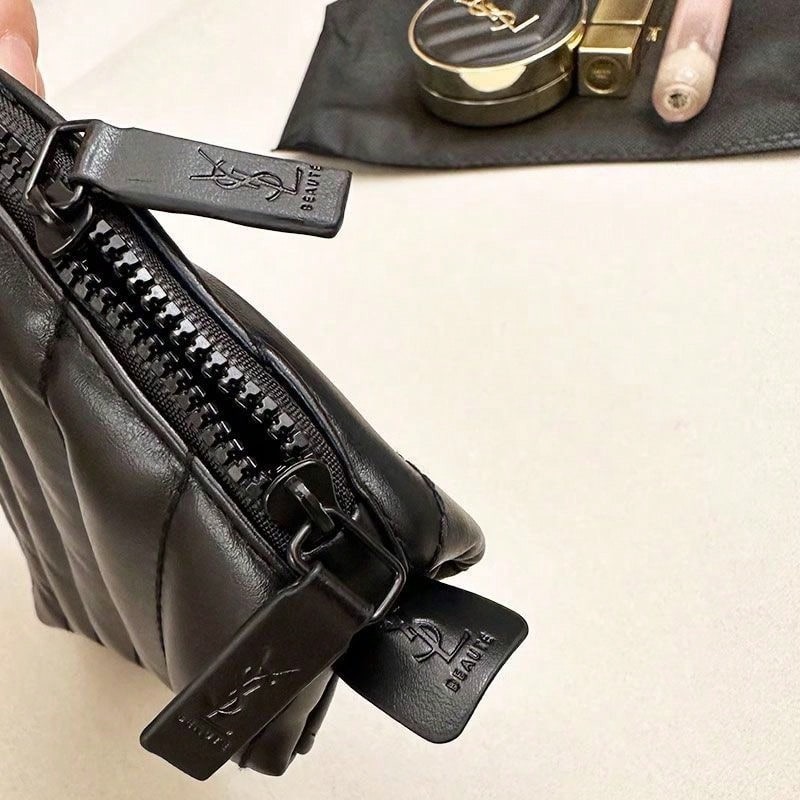 Sac à cosmétiques en cuir mate - Ysl Beauty Makeup Bag avis et prix