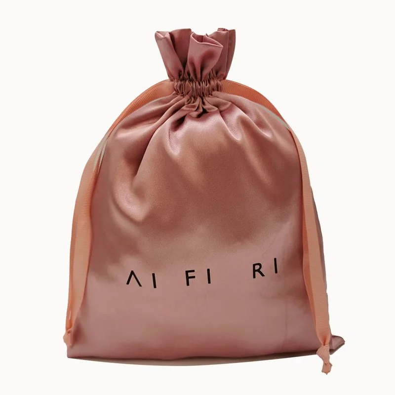 Sacs à cordon en satin avec lo - Beauty Makeup School avis et prix