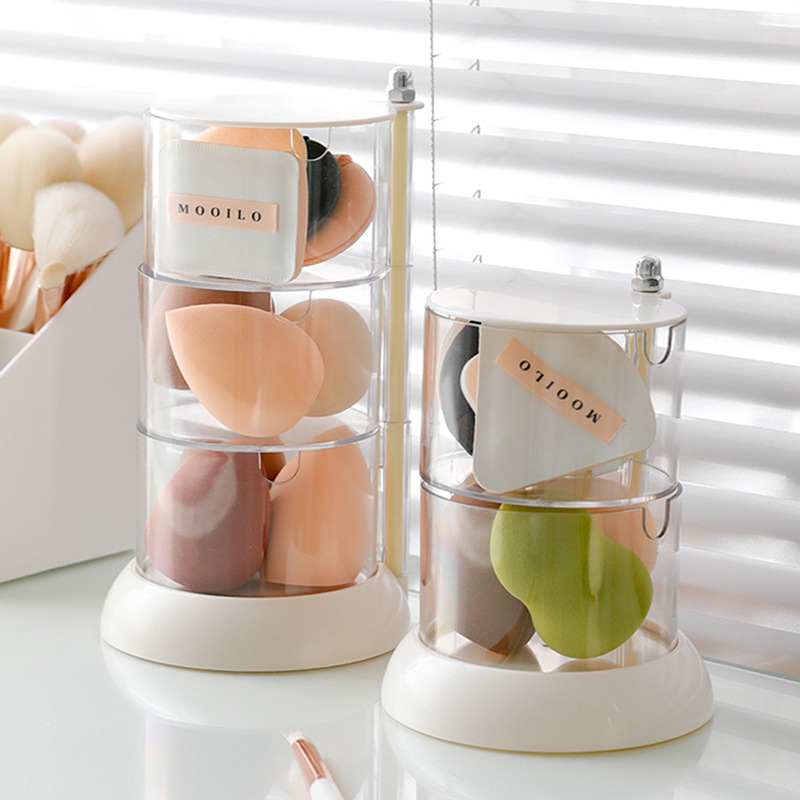 Boîte de rangement rotative po - Beauty Makeup Egg avis et prix