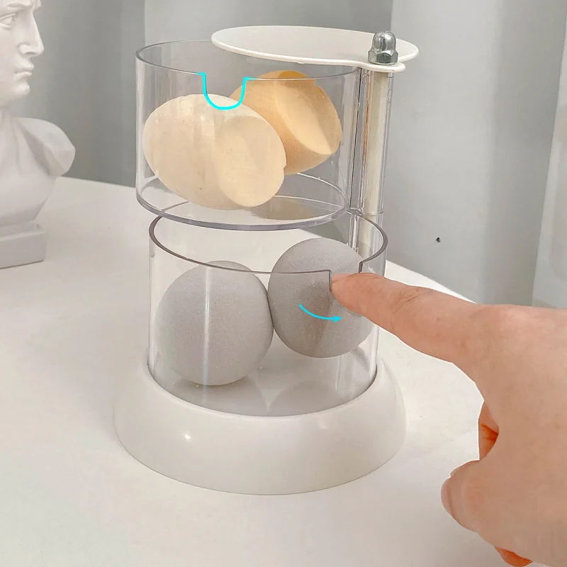 Boîte de rangement rotative po - Beauty Makeup Egg avis et prix